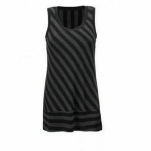 CAbi Striped Align Tank Black/Grey- XS
